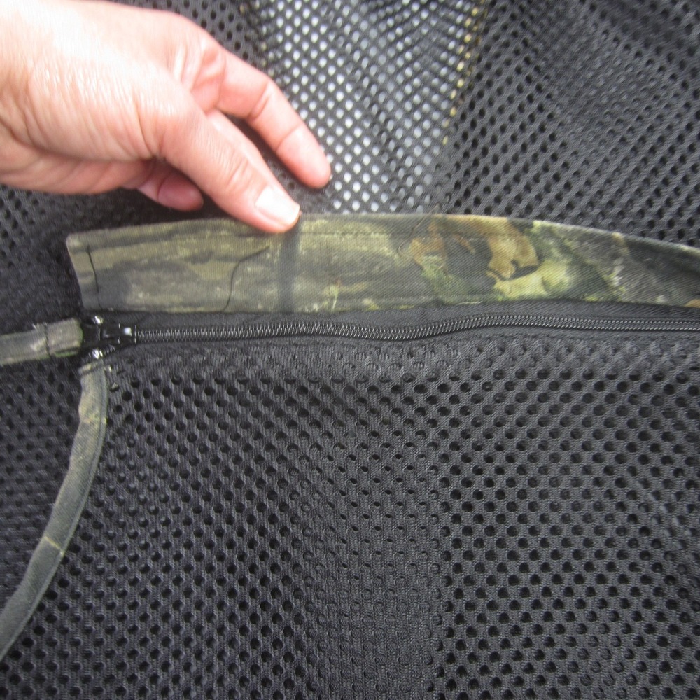 Quail Unlimited Mens Large Mesh Hunting Vest Mossy‎ Oak Break Up Camo Shooting - Picture 7 of 13